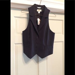 Vest, pinstripe